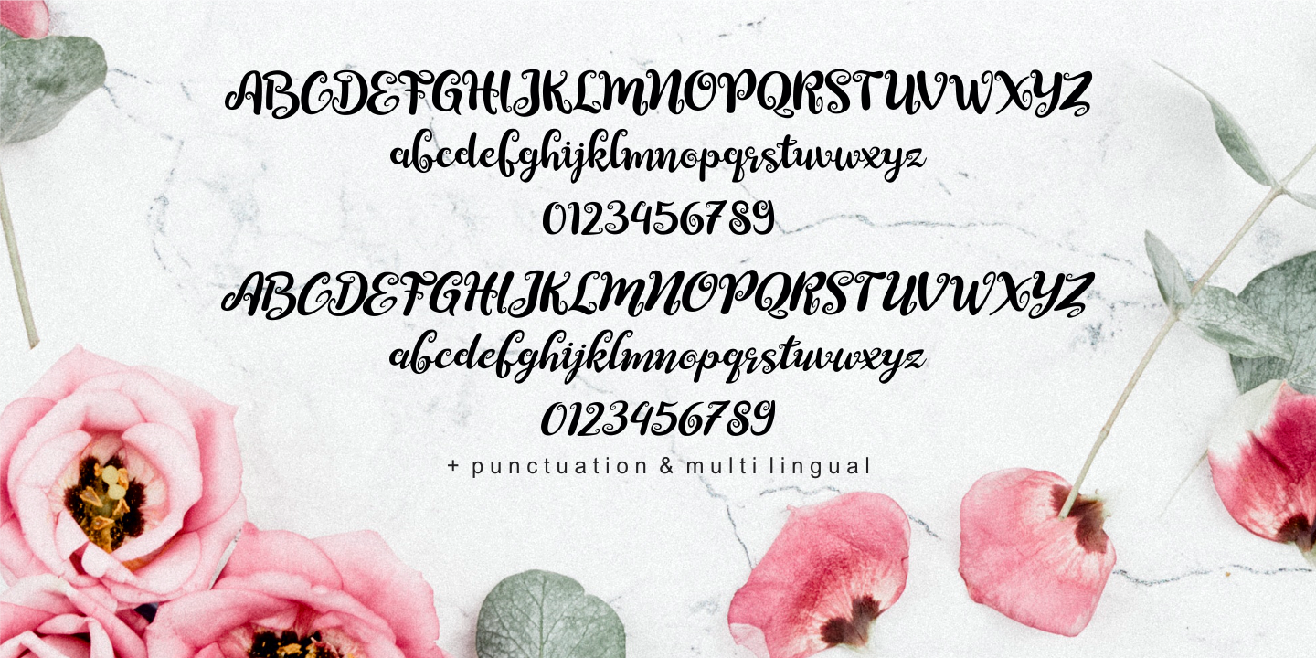 Example font Neiva Flowers #4
